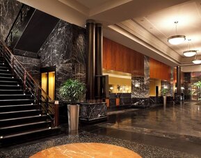 Hotel lobby at Millennium Hotel Broadway Times Square.