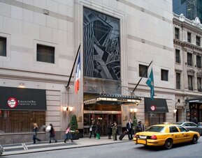 Hotel exterior and entrance at Millennium Hotel Broadway Times Square.