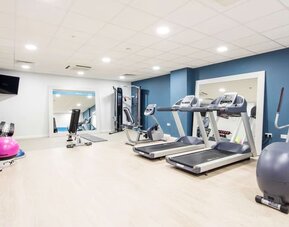 Gym at Hampton By Hilton Humberside Airport.