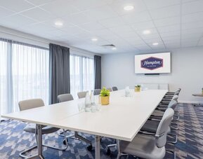 Meeting room at Hampton By Hilton Humberside Airport.