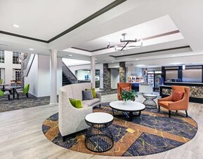 Lobby seating at Homewood Suites By Hilton Shreveport.