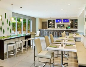 On-site bar and restaurant at Element Miami International Airport.