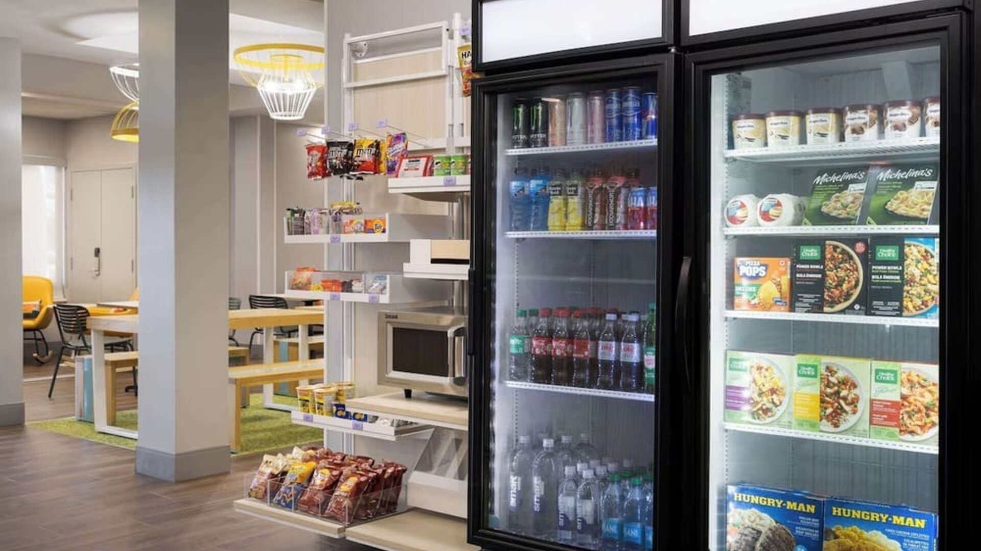 Snack bar at Spark By Hilton Guelph.