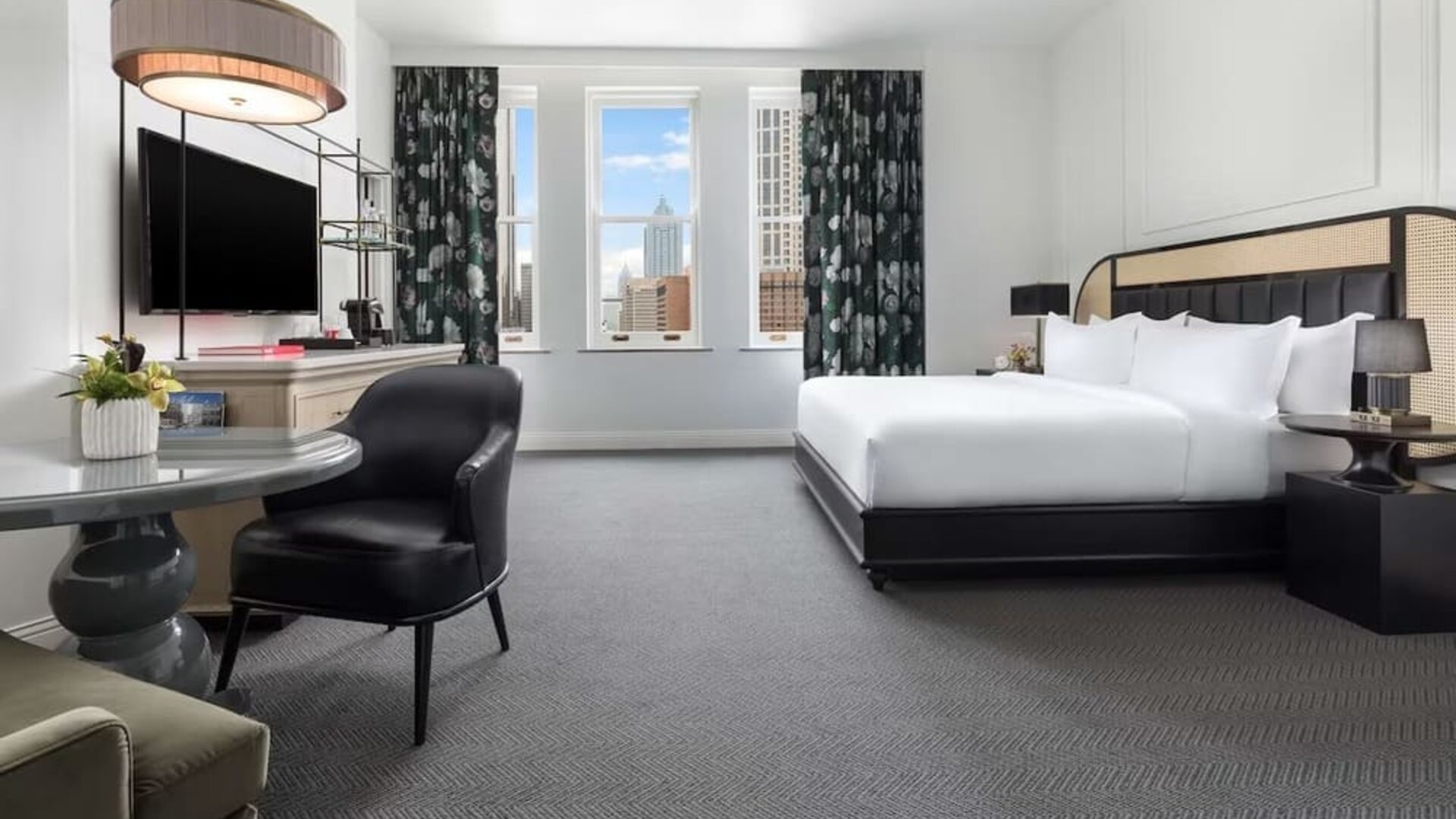 Spacious day use room at The Candler Hotel Atlanta, Curio Collection By Hilton.