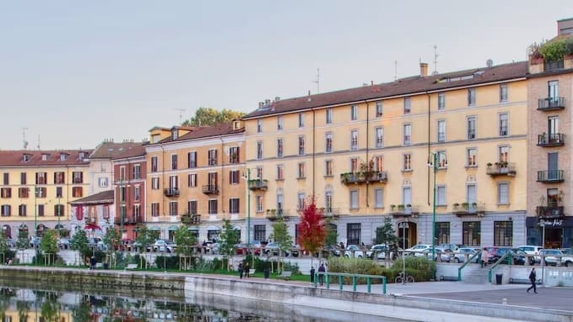 City streets at Aiello Rooms.
