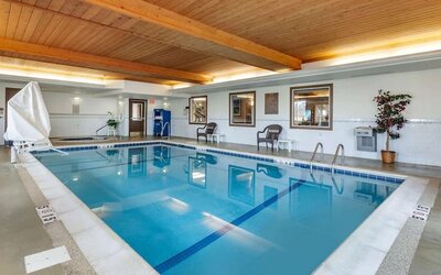 Indoor pool at Comfort Inn & Suites Geneva - West Chicago.