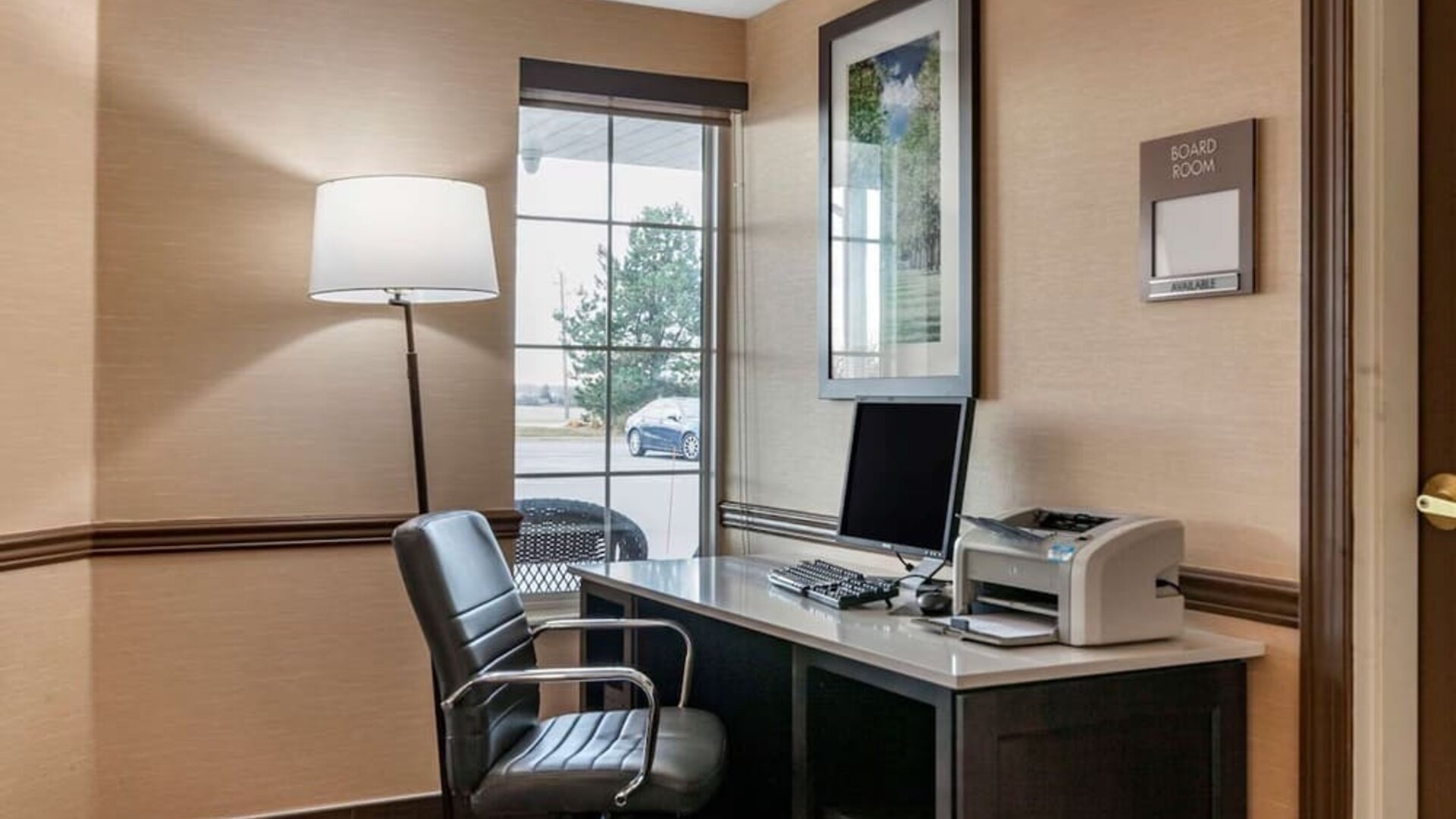 Work station at Comfort Inn & Suites Geneva - West Chicago.