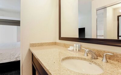 Day use room at Hampton Inn & Suites Denver Tech Center.