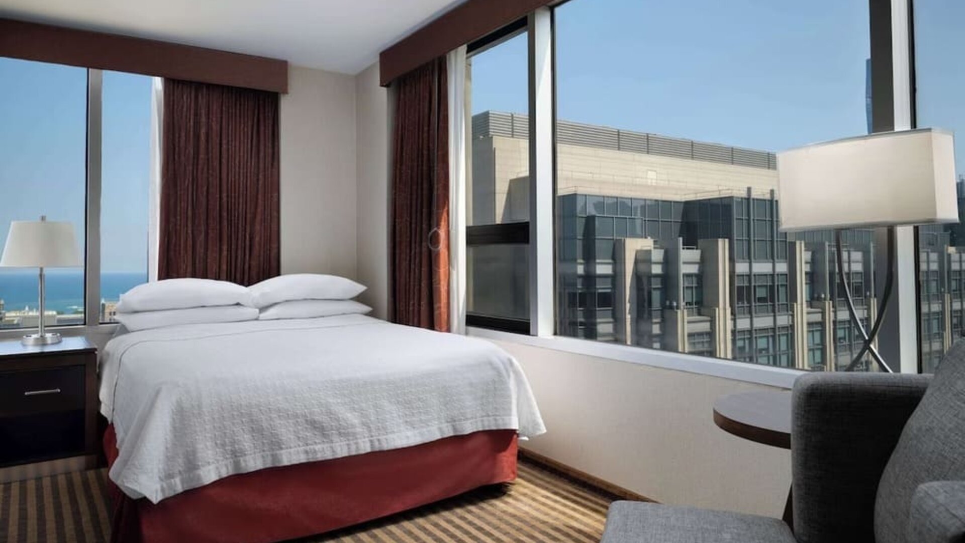 Day use room at Homewood Suites By Hilton Chicago Downtown/Magnificent Mile.