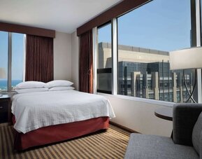 Day use room at Homewood Suites By Hilton Chicago Downtown/Magnificent Mile.