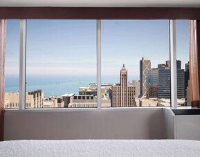 Day use room at Homewood Suites By Hilton Chicago Downtown/Magnificent Mile.
