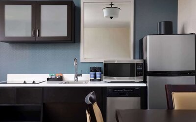 Day use room at Homewood Suites By Hilton Chicago Downtown/Magnificent Mile.