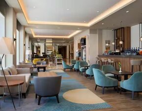 Coworking space at Hilton Garden Inn Rome Colosseum.