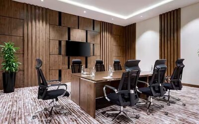 Meeting room at Hilton Garden Inn Rome Colosseum.