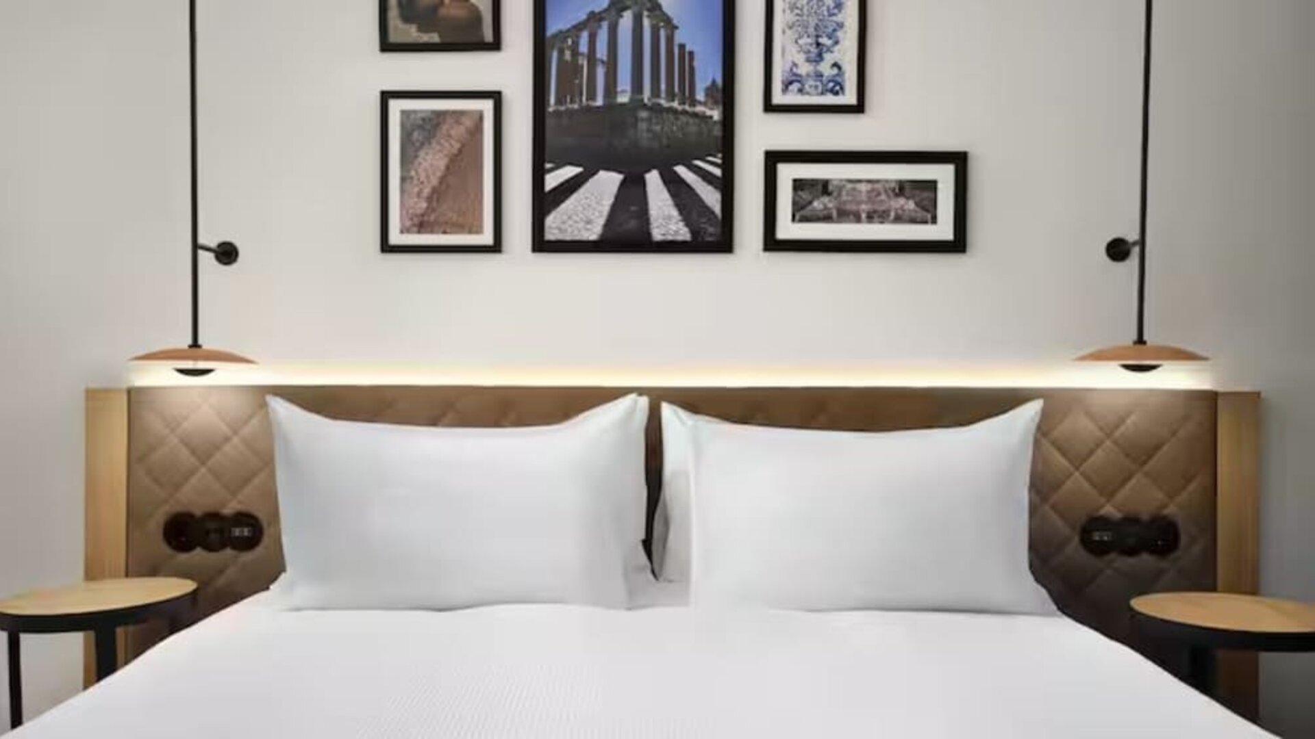 Day use room at Hilton Garden Inn Rome Colosseum.