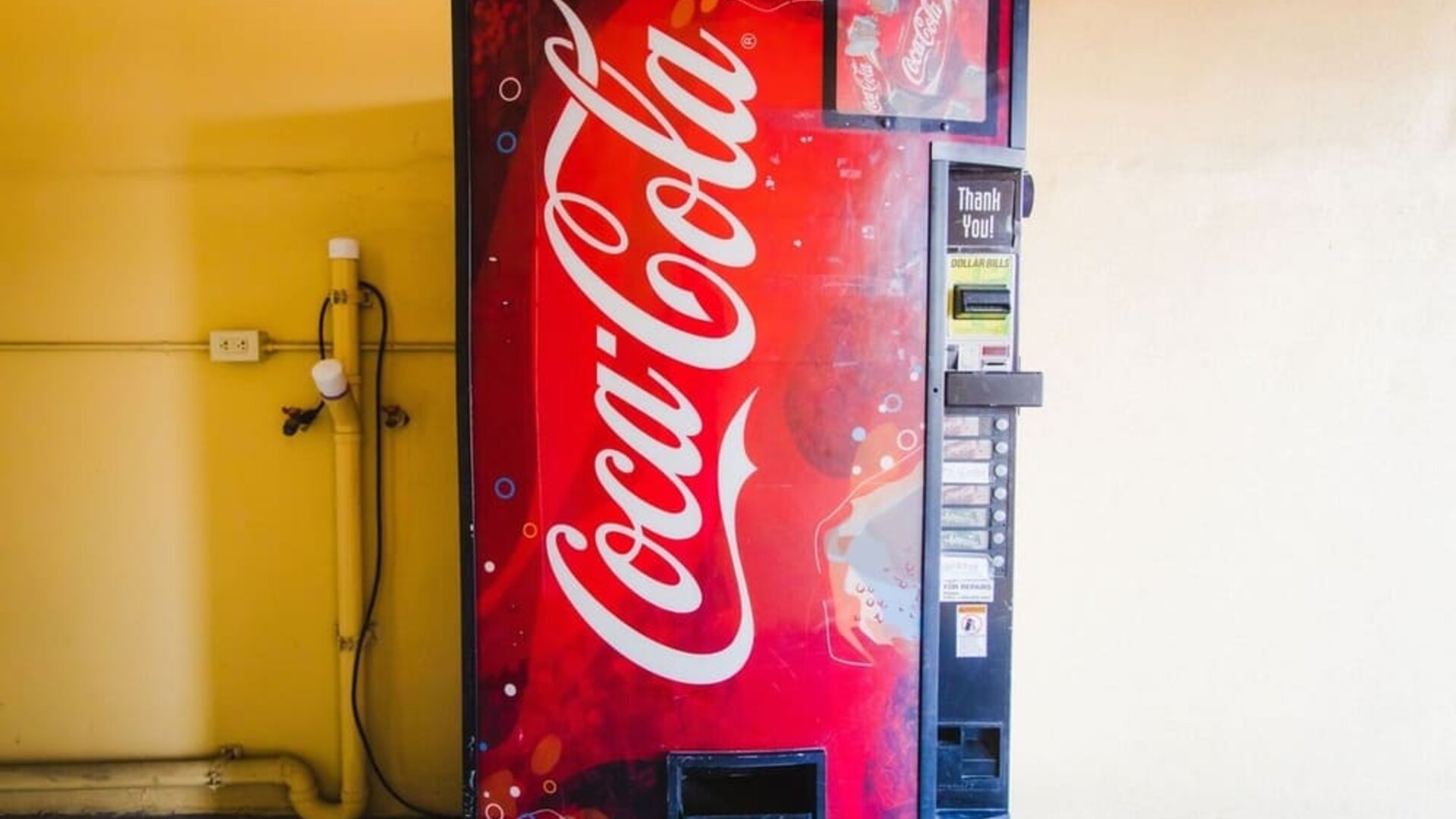 Vending machine at Express Inn Gulf Bank.