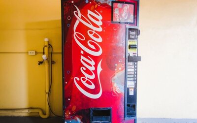 Vending machine at Express Inn Gulf Bank.