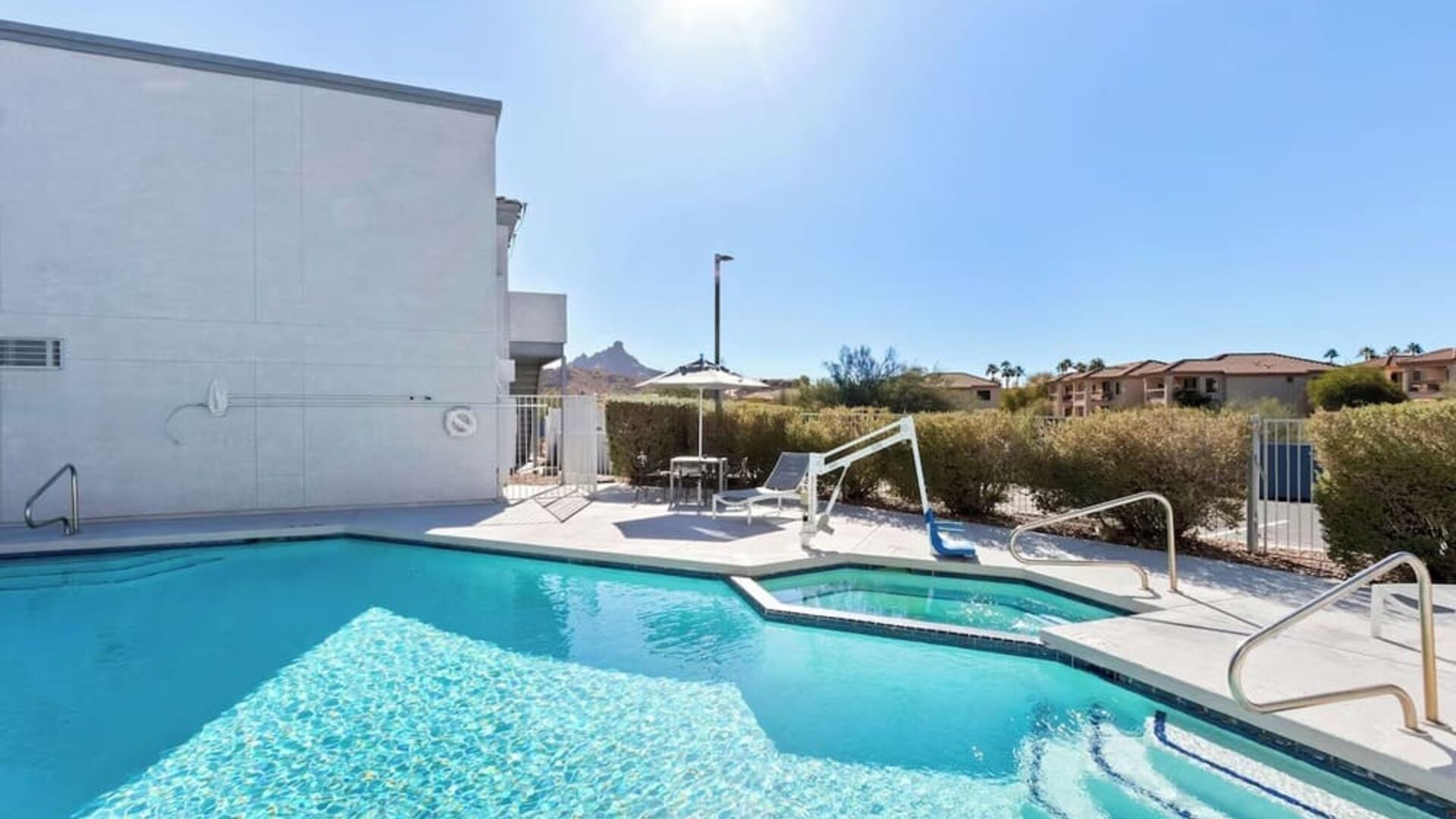 Refreshing outdoor pool at Spark By Hilton Fountain Hills Scottsdale.