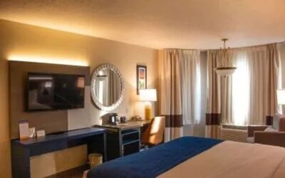 Interior Sleeping Room at Comfort Inn & Suites Geneva - West Chicago.