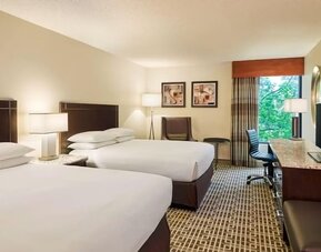 Day use room with TV at DoubleTree By Hilton Houston Intercontinental Airport.