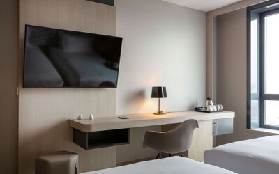 Day use room at Hilton Garden Inn Massy.