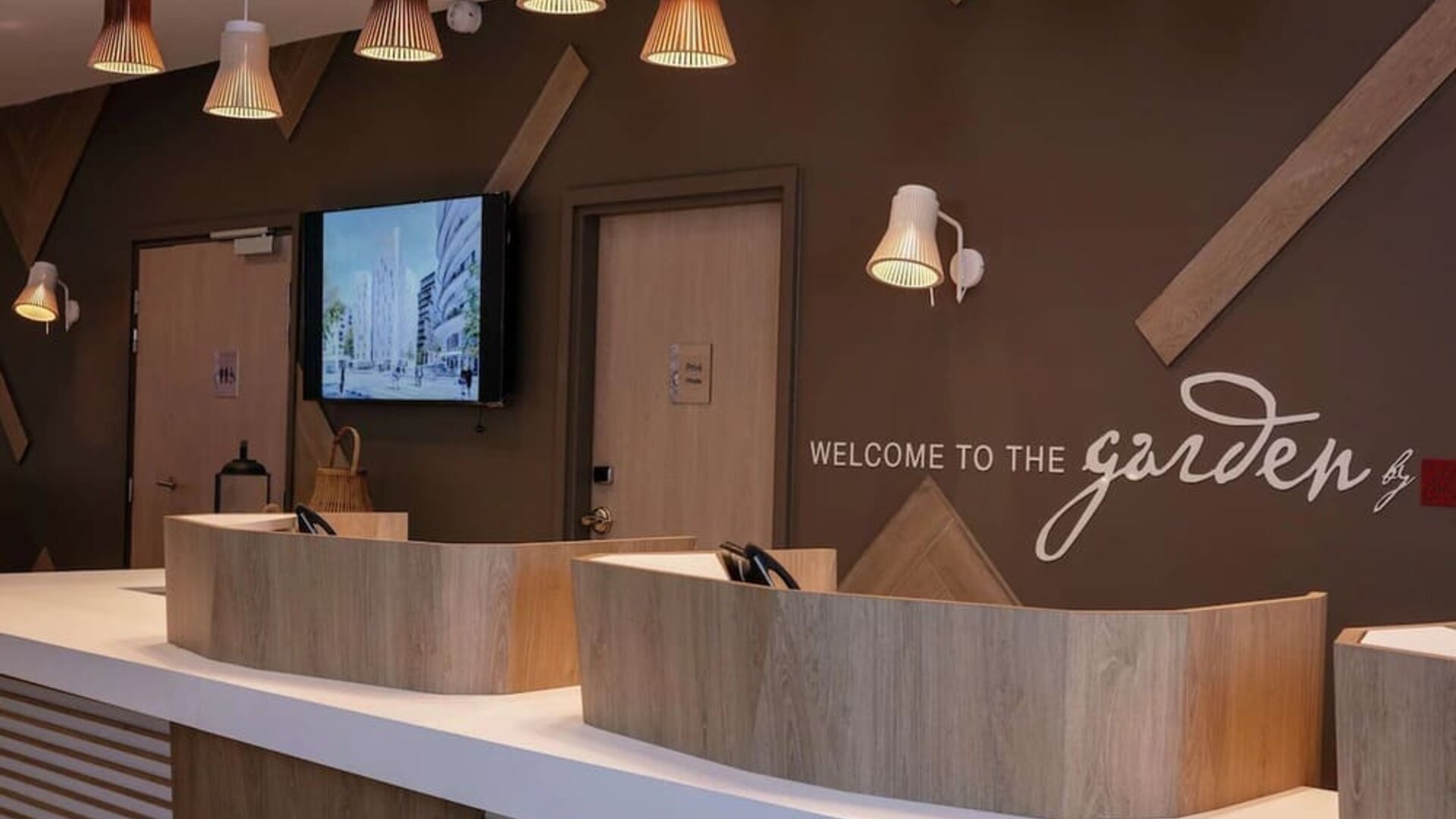 Reception hall at Hilton Garden Inn Massy.