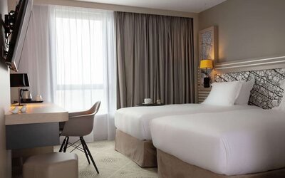 Day use room at Hilton Garden Inn Massy.