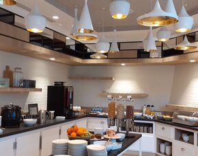 Kitchen available at Hilton Garden Inn Massy.