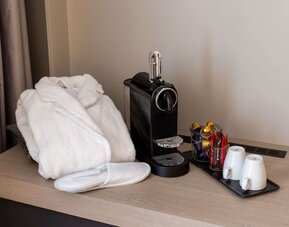 Coffee station at Hilton Garden Inn Massy.