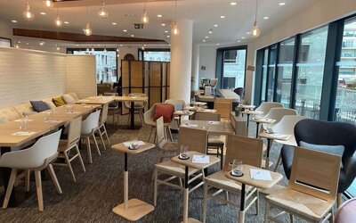 Dining room at Hilton Garden Inn Massy.