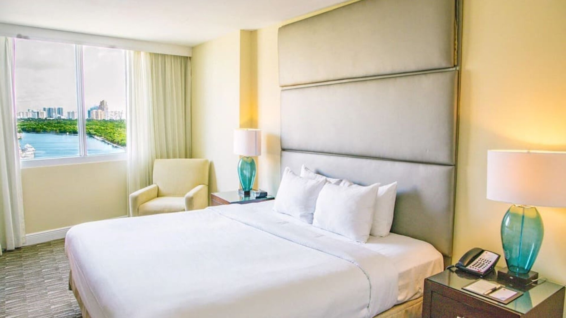 Day use room at GALLERYone - A DoubleTree Suites By Hilton Hotel.