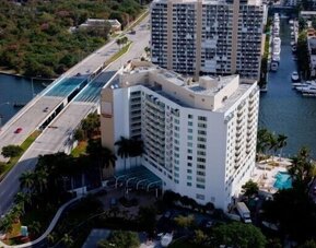 Hotel exterior at GALLERYone - A DoubleTree Suites By Hilton Hotel.