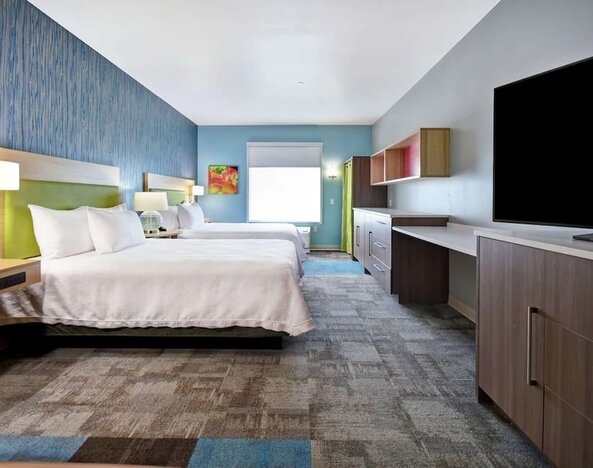 Day use room at Home2 Suites By Hilton San Francisco Airport North.