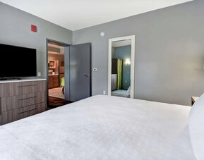 Day use room at Home2 Suites By Hilton San Francisco Airport North.