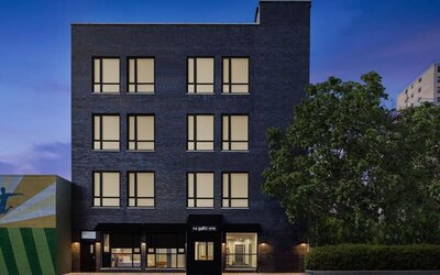 Hotel exterior at The Baltic Hotel.