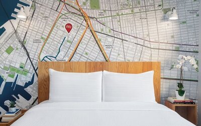 Day use room at The Baltic Hotel.