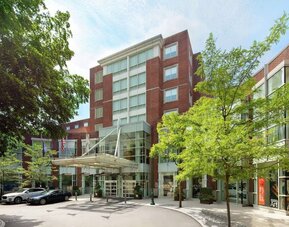 Hotel exterior at The Inn At Penn, A Hilton Hotel.