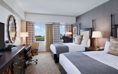 Day use room at The Inn At Penn, A Hilton Hotel.