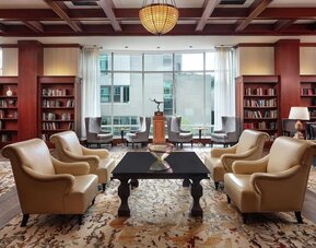 Lobby seating at The Inn At Penn, A Hilton Hotel.