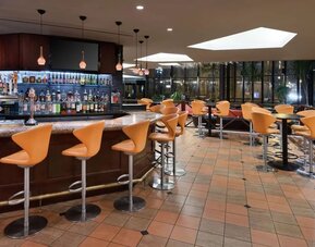 Hotel bar at DoubleTree By Hilton Philadelphia Center City.