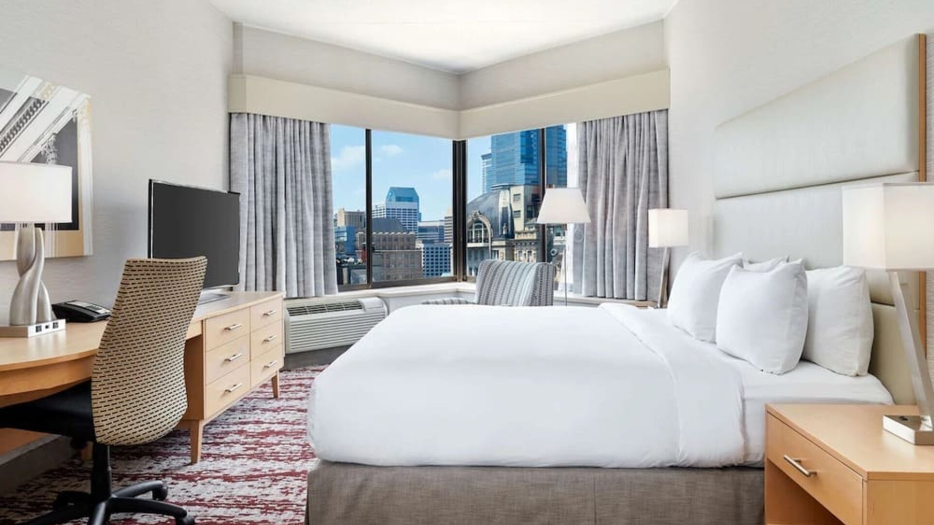 Day use room at DoubleTree By Hilton Philadelphia Center City.