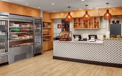 Snack bar at DoubleTree By Hilton Philadelphia Center City.