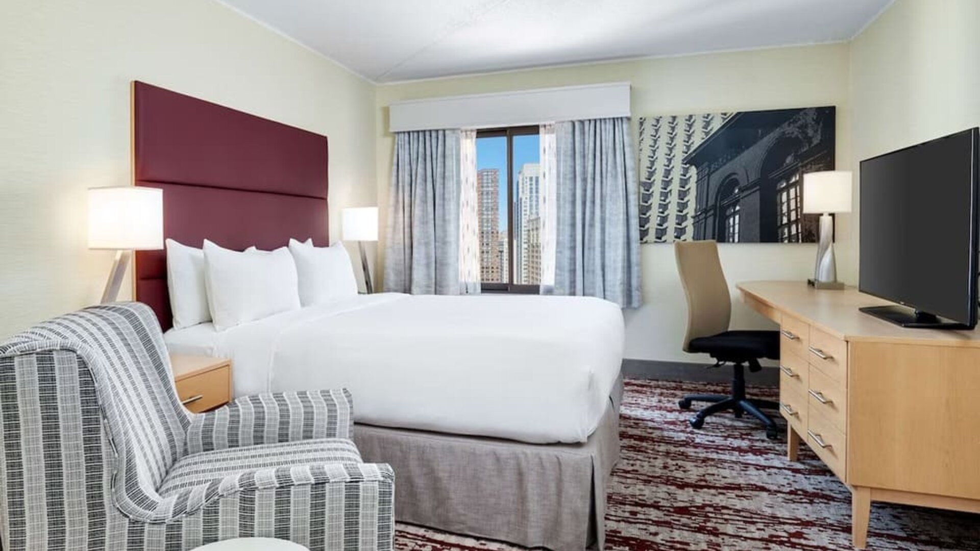 Day use room at DoubleTree By Hilton Philadelphia Center City.