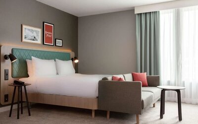 Day use room at Hilton Garden Inn Paris Orly Airport.