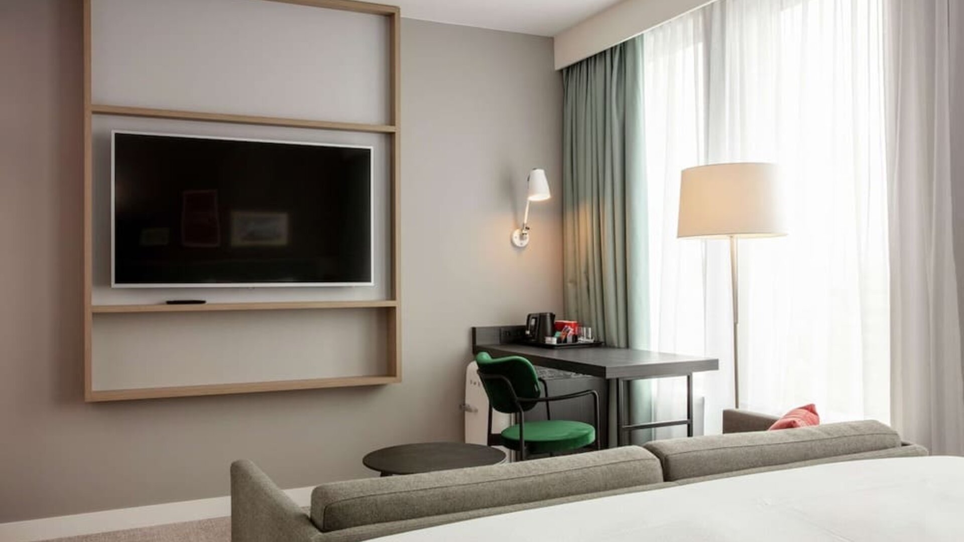 Day use room at Hilton Garden Inn Paris Orly Airport.