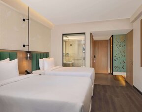 Day use room at Hilton Garden Inn Surat City Centre.