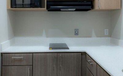 Day use room at Azul Inn, Houston.