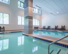 Indoor pool at Embassy Suites By Hilton Washington DC Georgetown.
