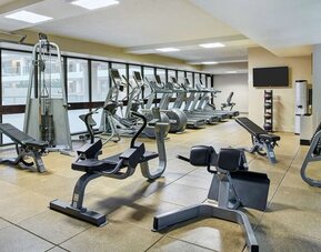 Gym at Embassy Suites By Hilton Washington DC Georgetown.