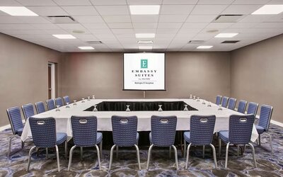 Meeting room at Embassy Suites By Hilton Washington DC Georgetown.